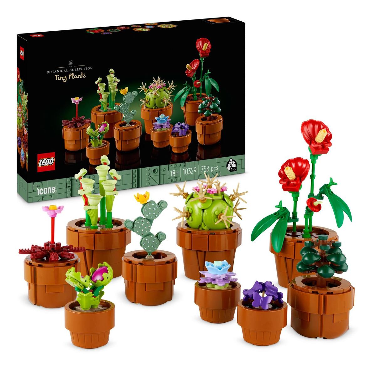 LEGO® Botanicals Tiny Plants 10329 Building Blocks (758 Pieces) — by Seller — Toys & Games — new product in South Africa