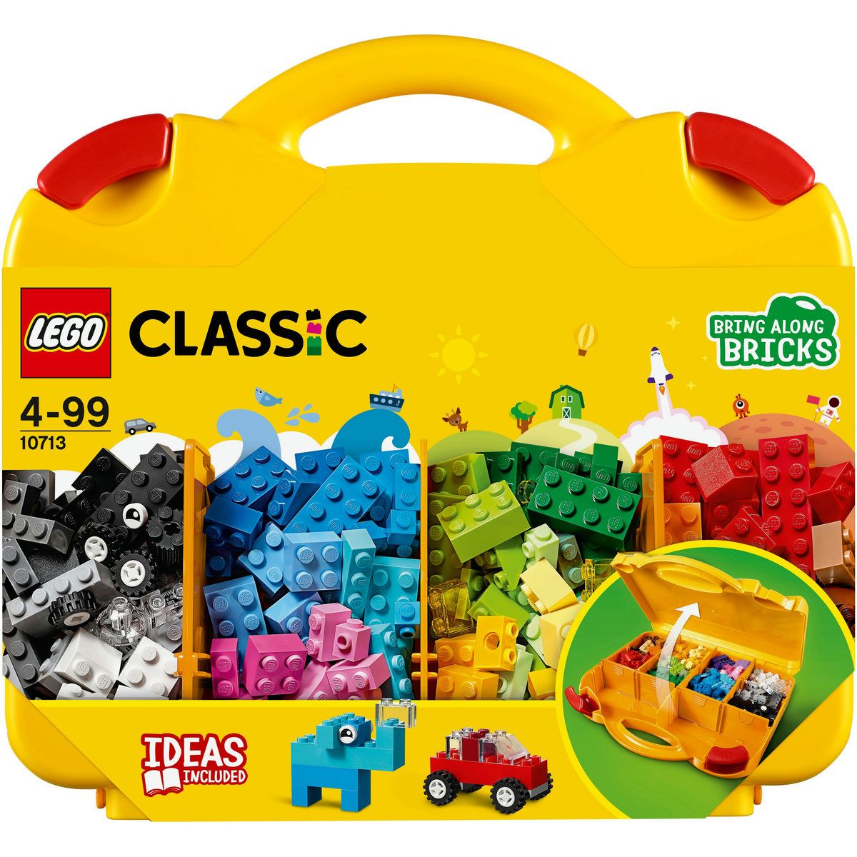 LEGO® Classic Building Blocks Creative Suitcase Set 10713 - 213 Pieces — by Seller — Toys & Games — new product in South Africa