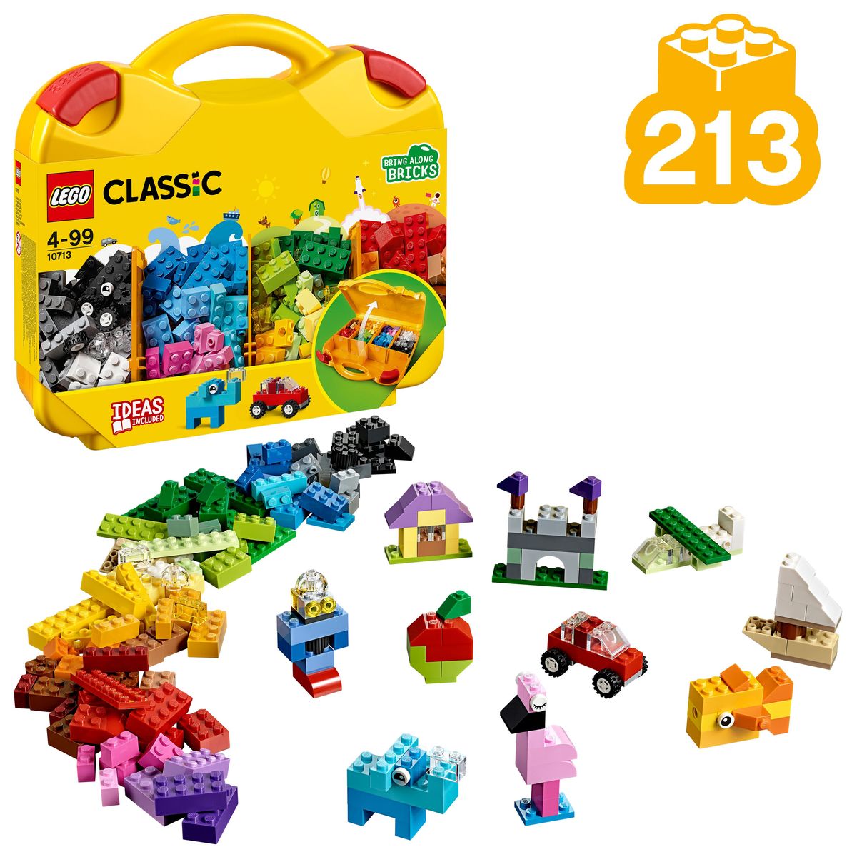 LEGO® Classic Building Blocks Creative Suitcase Set 10713 - 213 Pieces — by Seller — Toys & Games — new product in South Africa