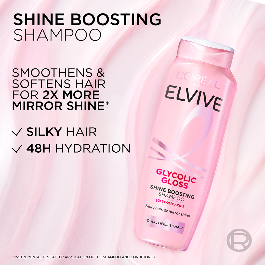 L'Oreal Paris Elvive Glycolic Gloss Shampoo - 400ml — by Seller — Beauty & Personal Care — new product in South Africa