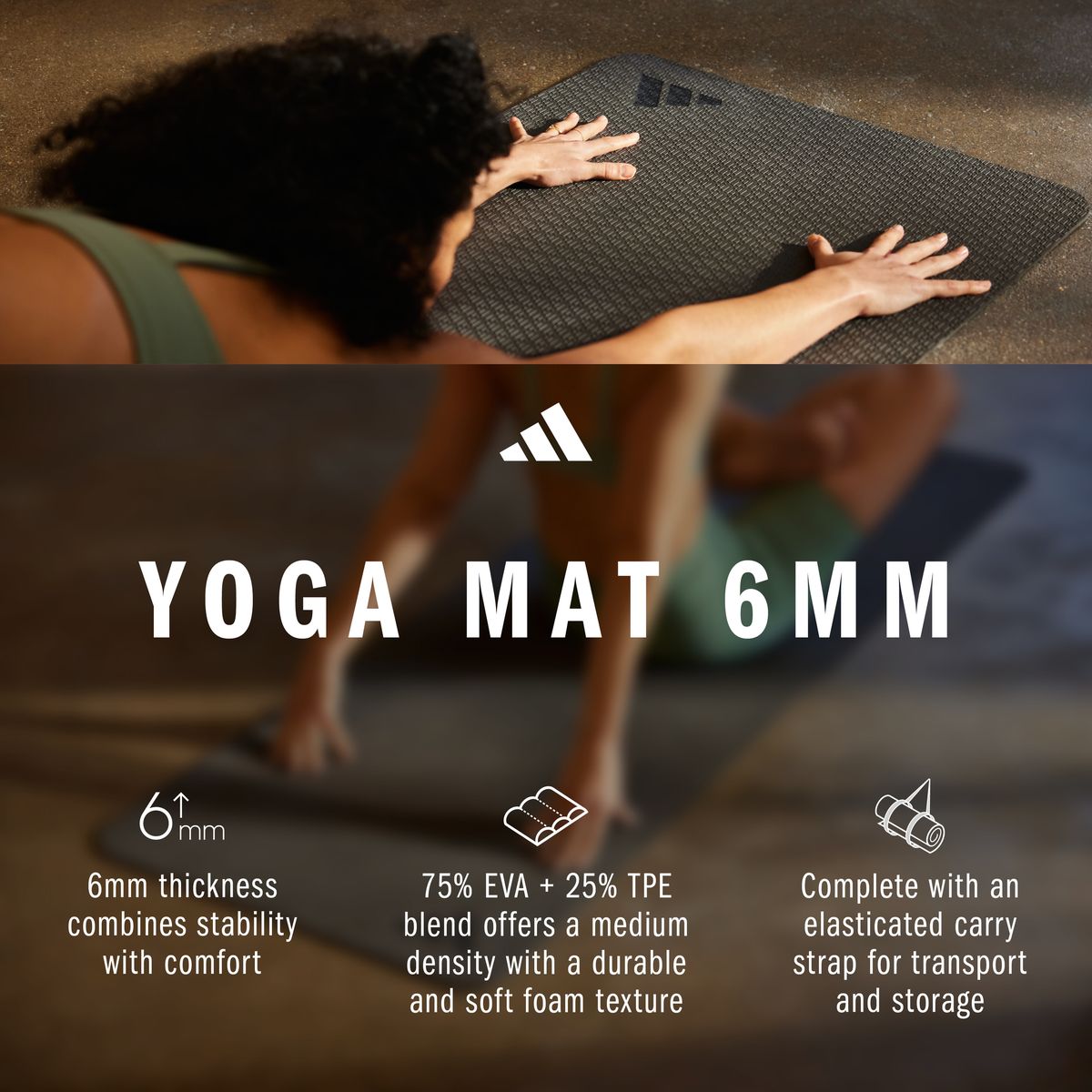 Adidas - Yoga Mat - 6mm — by Seller — Sports & Outdoors — new product in South Africa