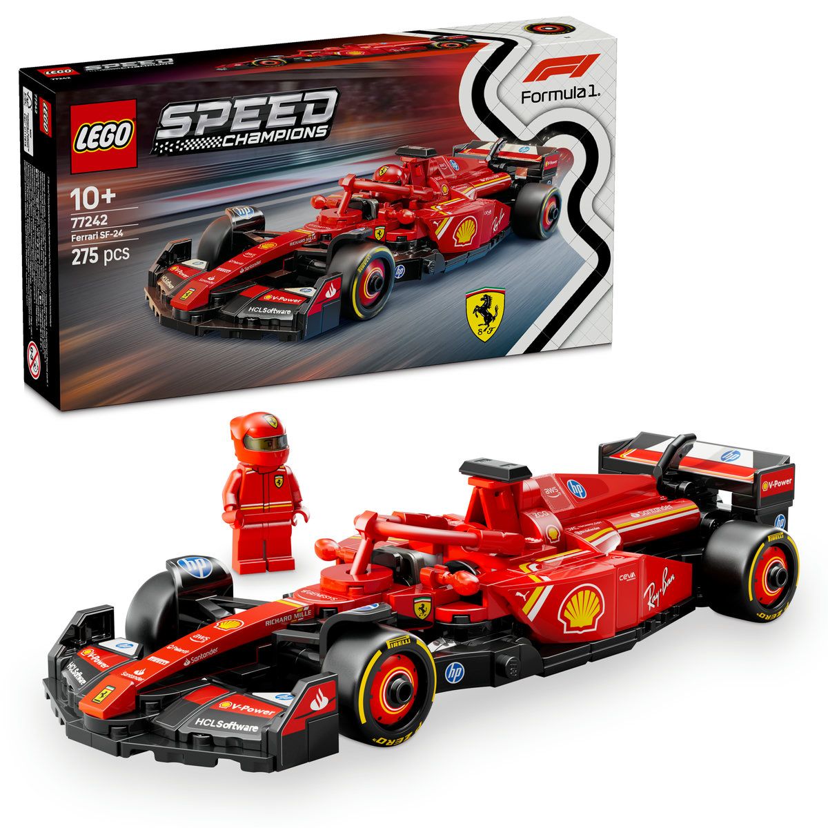 LEGO® Speed Champions Ferrari SF-24 F1® Race Car Driver Set 77242 — by Seller — Toys & Games — new product in South Africa