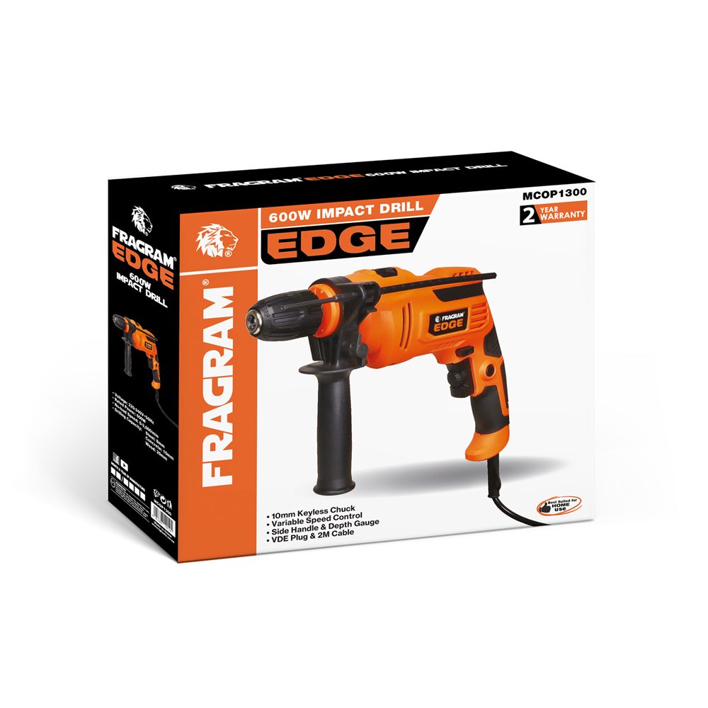 Fragram Edge Impact Drill 600W — by Durban Living & Co — Tools & DIY — new product in South Africa