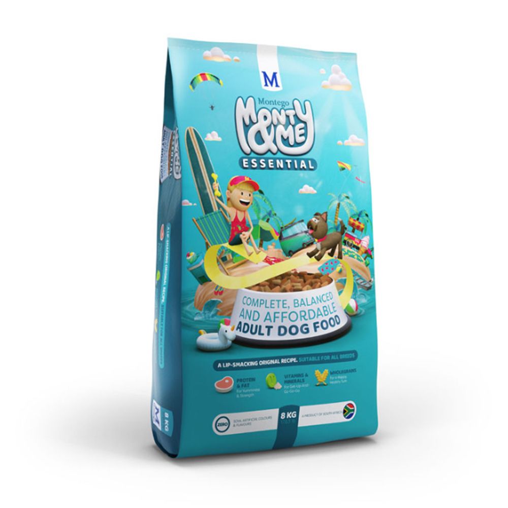 Montego Monty & Me - Essential Adult Dog Food - 8 kg — by Seller — Pet Supplies — new product in South Africa
