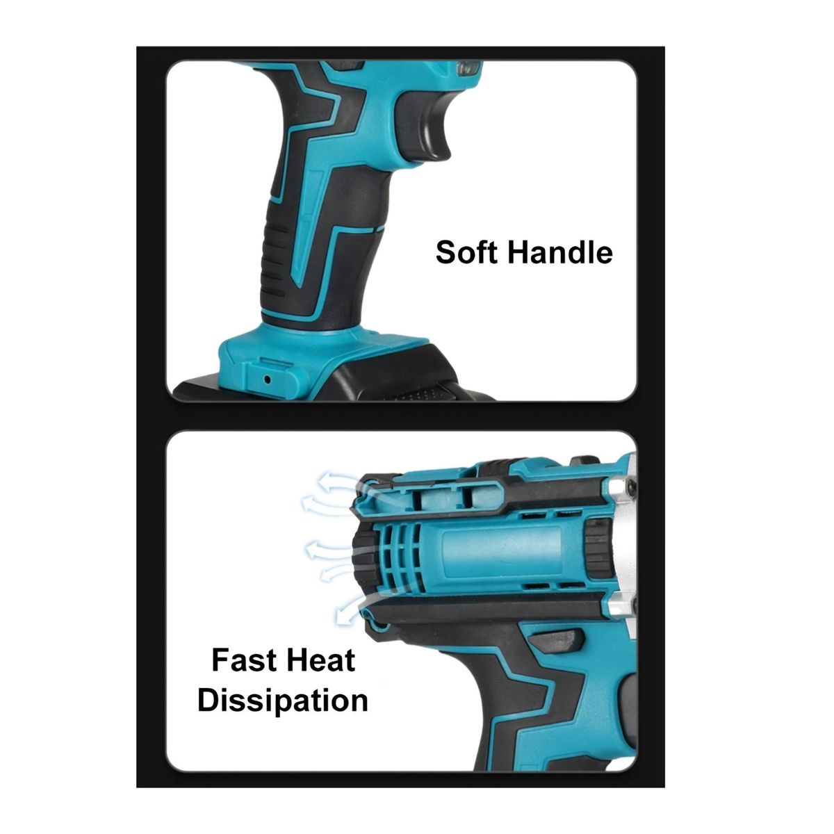 24Pc 2-in-1 Electric Cordless Drill & 2 Batteries, Carry Case & Work Gloves — by Durban Living & Co — Tools & DIY — new product in South Africa