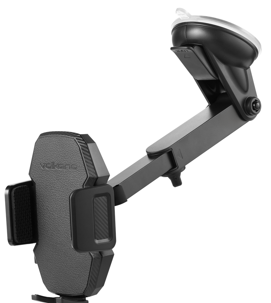 Volkano Extend Series Car Phone Holder - Adjustable Secure Mount, Black — by Durban Living & Co — Auto & Parts — new product in South Africa