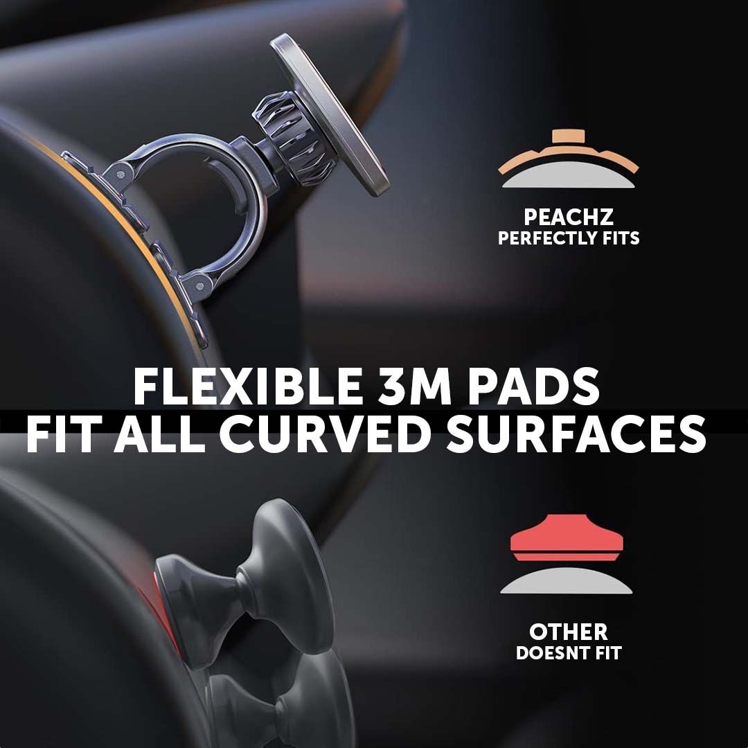 PEACHZ Magnetic Car Phone Mount - Dashboard Smartphone Holder — by Durban Living & Co — Auto & Parts — new product in South Africa
