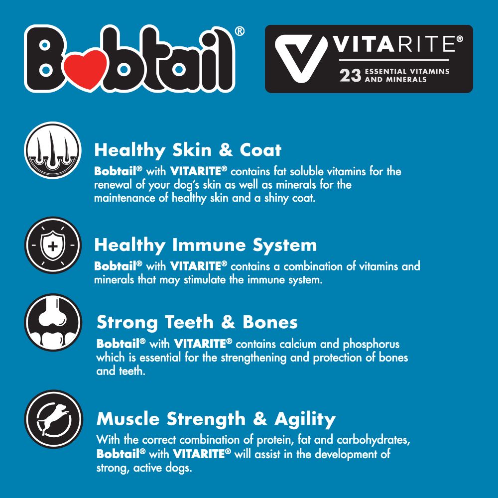 Bobtail- Small/Medium Adult Steak Flavour Dog Food — by Seller — Pet Supplies — new product in South Africa
