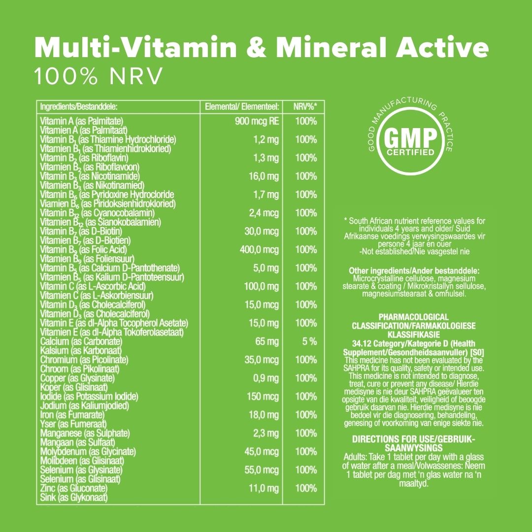 VITATECH Multi Vitamin and Mineral Active 30 Tablets — by Seller — Health & Medical — new product in South Africa