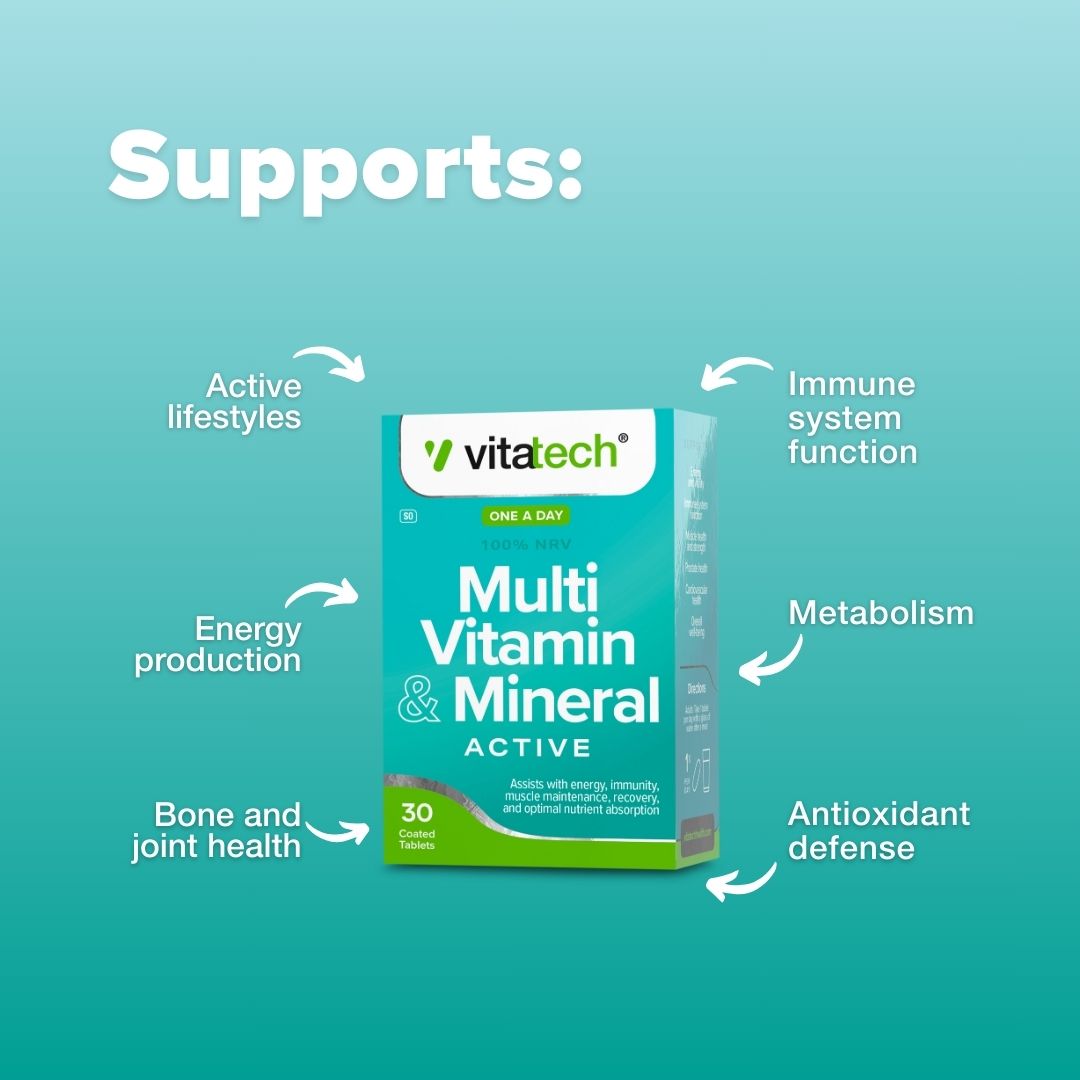 VITATECH Multi Vitamin and Mineral Active 30 Tablets — by Seller — Health & Medical — new product in South Africa
