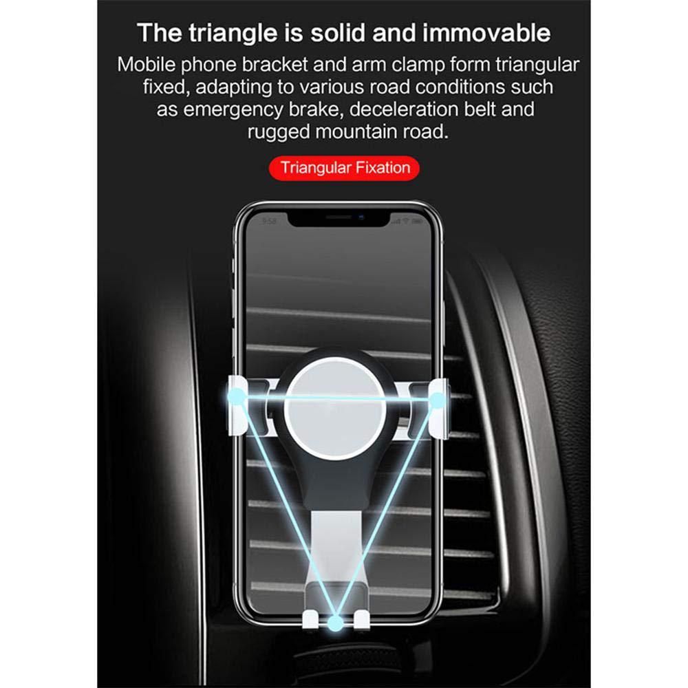 Gravity Car Phone Mount Hands Free One Handed Cell Phone Holder - Black — by Durban Living & Co — Auto & Parts — new product in South Africa