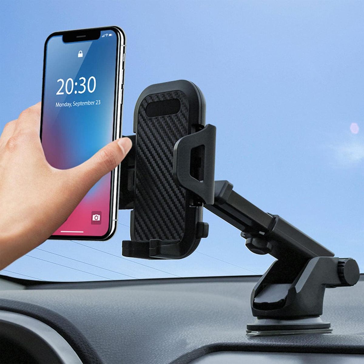 Suction Cup & Vent Mount Car Phone Holder — by Durban Living & Co — Auto & Parts — new product in South Africa