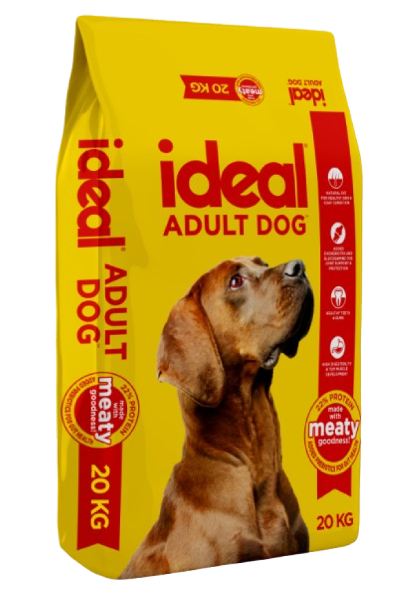 Ideal Adult Dry Dog Food - Made with Meaty Goodness 20kg — by Seller — Pet Supplies — new product in South Africa