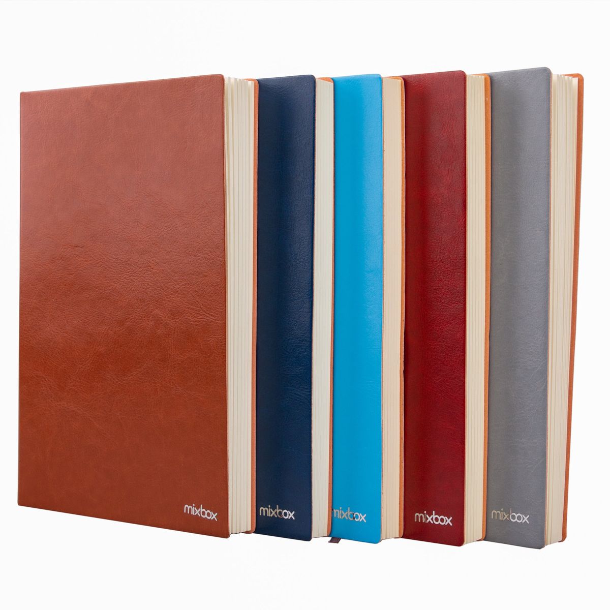 5 Pack PU Leather A5 Lined Journal Ruled Notebook — by Durban Living & Co — Office & Stationery — new product in South Africa