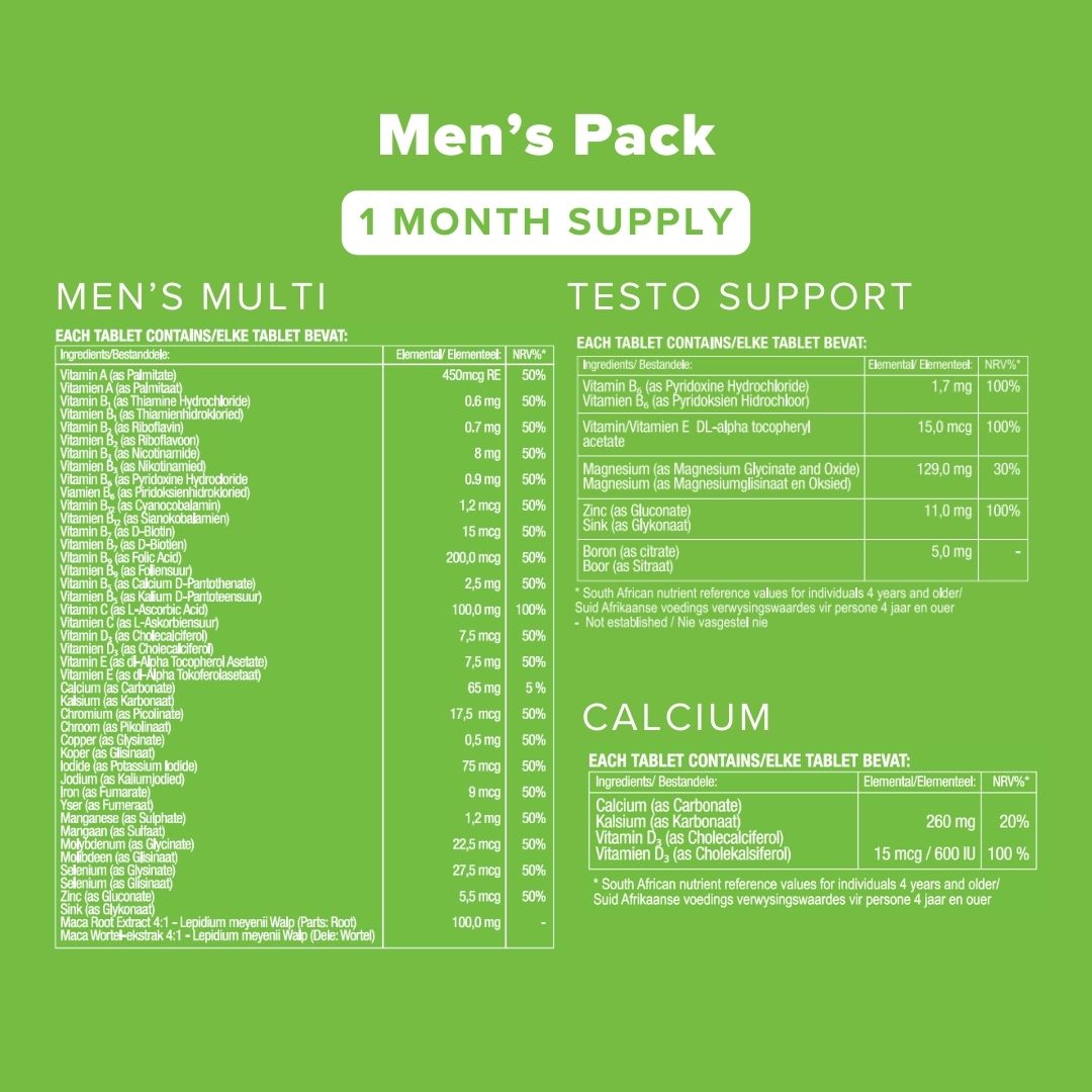 Vitatech All in One Men's Pack 90 Tablets — by Seller — Health & Medical — new product in South Africa