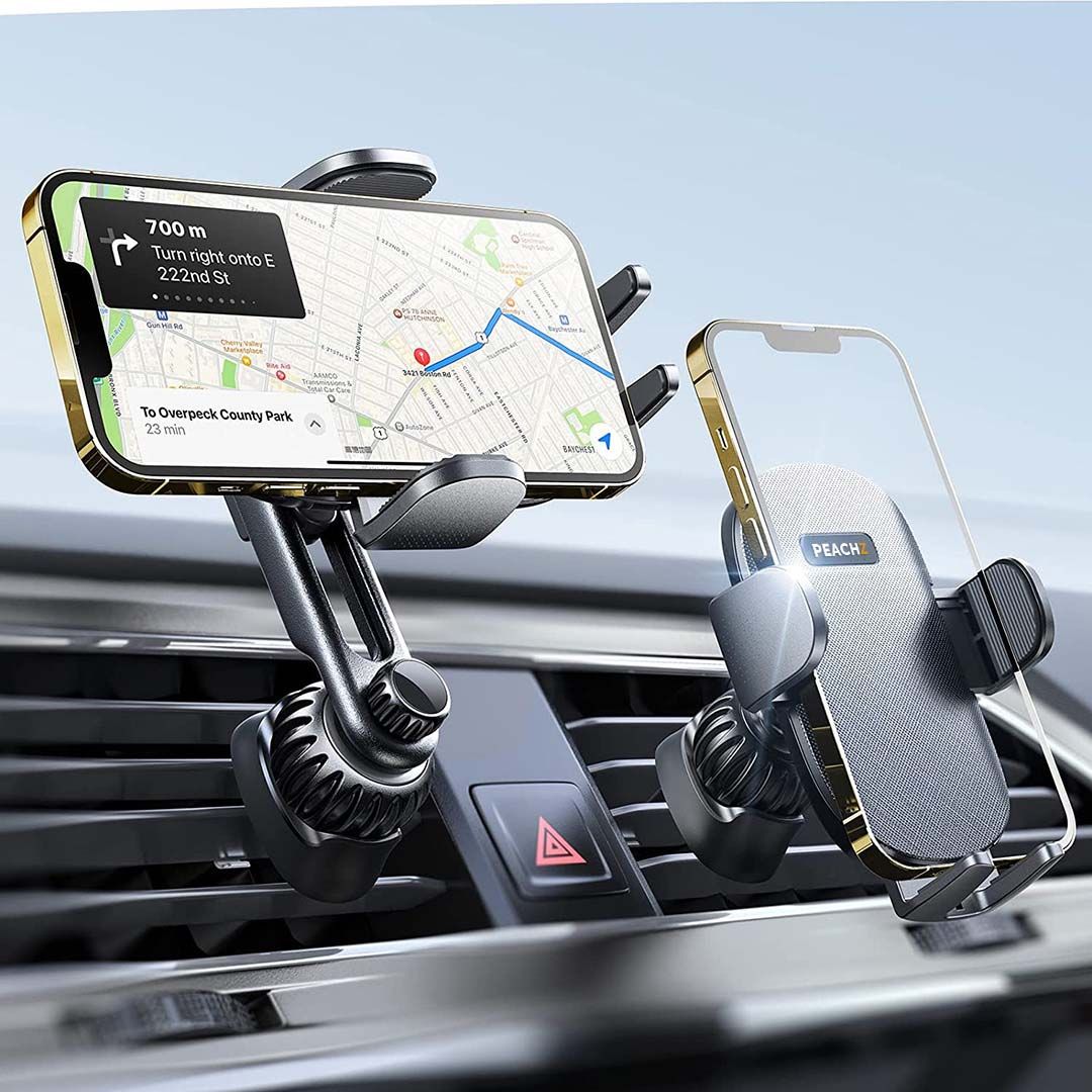 PEACHZ Car Phone Mount Air Vent Holder - Universal Smartphone Car Mount — by Durban Living & Co — Auto & Parts — new product in South Africa