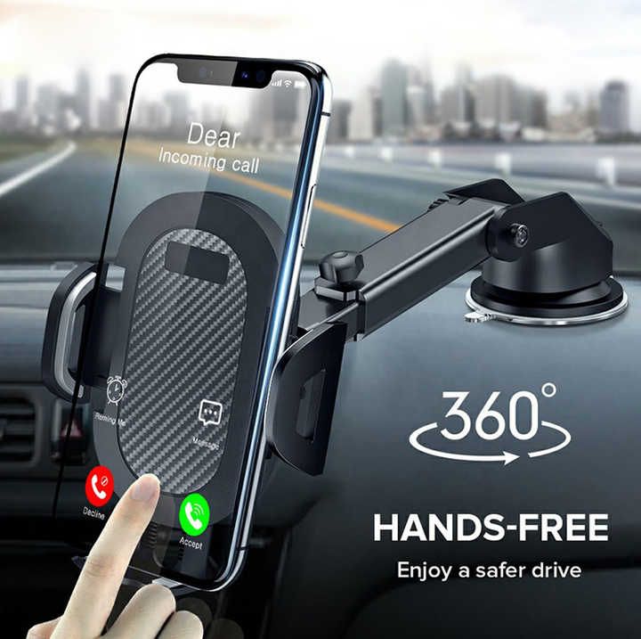 360 Degree Car Phone Holder GPS Mount Mobile Phone Stand C173 — by Durban Living & Co — Auto & Parts — new product in South Africa