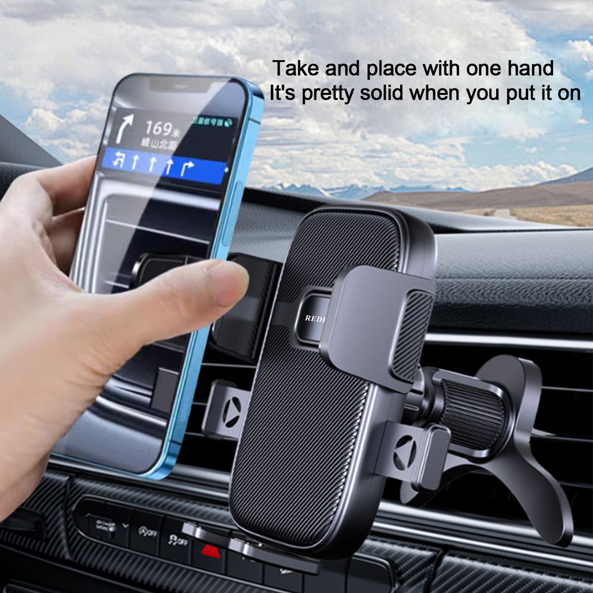 REDISSON Car Phone Mobile Holder For All Car Models Air outlet hook type — by Seller — Auto & Parts — new product in South Africa