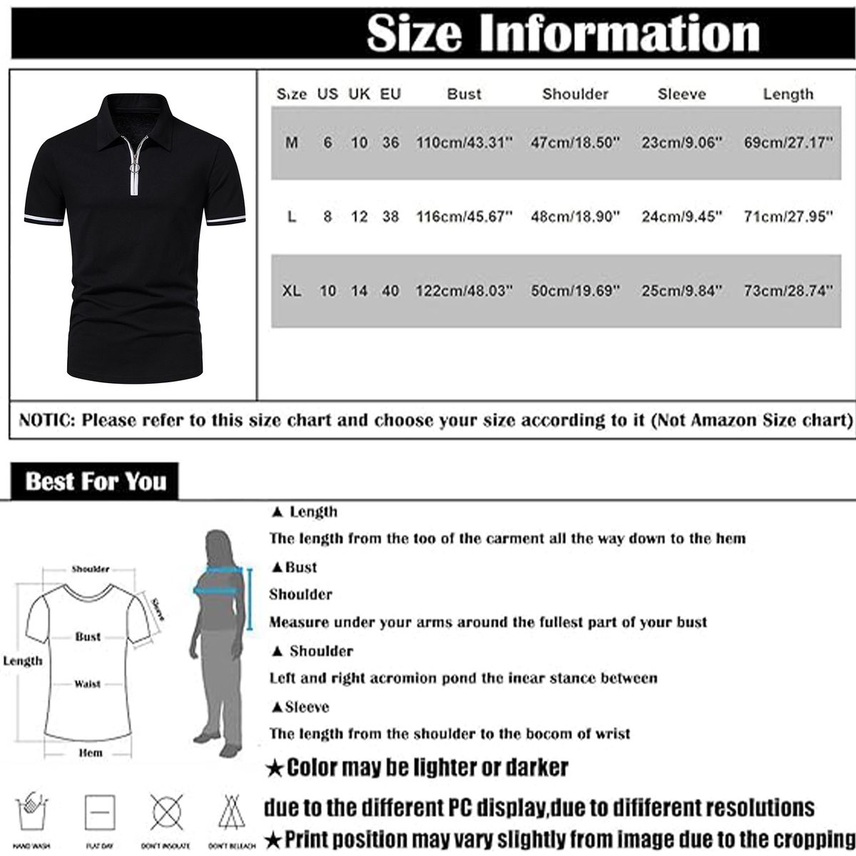 Mens Polo Shirt Short Sleeve Golf T-Shirt Summer Fashion Sports T-Shirt — by Seller — Fashion & Clothing — new product in South Africa
