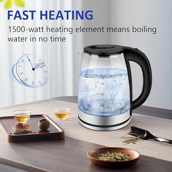 Premium Glass Electric Kettle (1.8l) — by Seller — Home & Kitchen — new product in South Africa