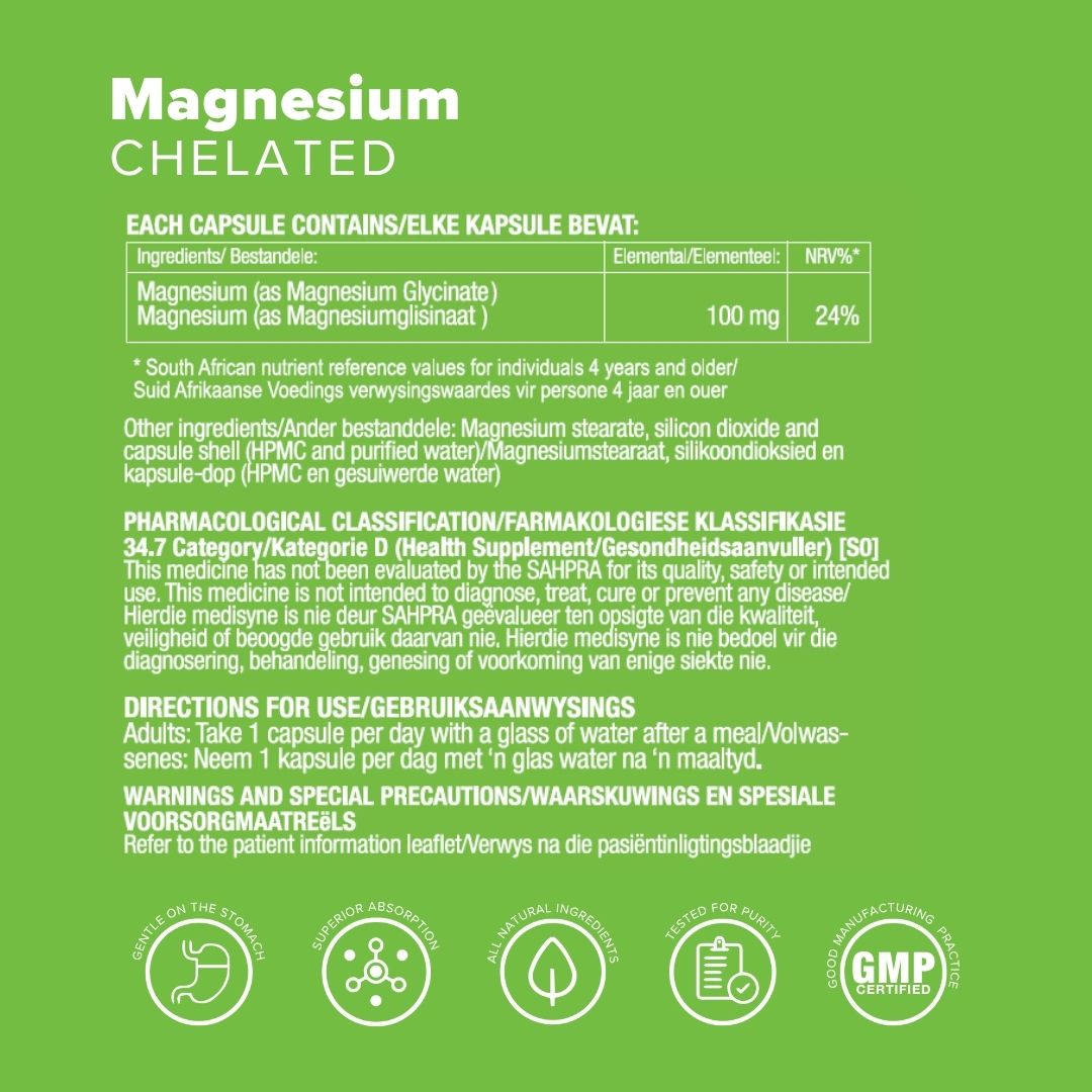 VITATECH Magnesium Glycinate 30 Veggie Capsules — by Seller — Health & Medical — new product in South Africa