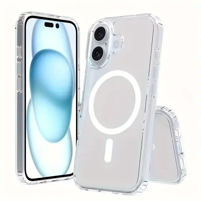 MagSafe Magnetic wireless charge clear phone case Compatible with iPhone 16 — by Sandton Select — Phones & Accessories — new product in South Africa