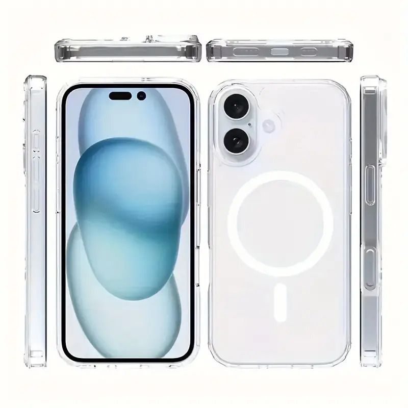MagSafe Magnetic wireless charge clear phone case Compatible with iPhone 16 — by Sandton Select — Phones & Accessories — new product in South Africa