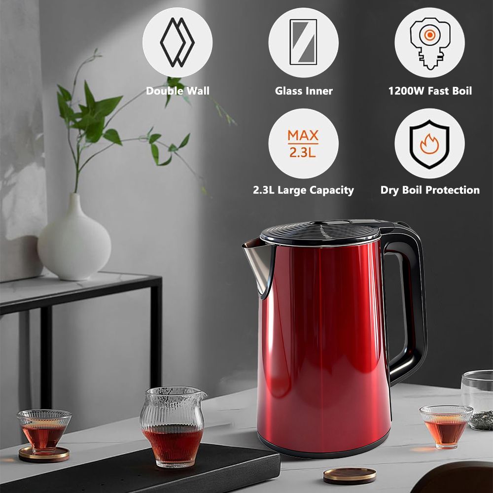 REDISSON Electric Kettle 2.3L,Fast-Boil Stainless Steel Electric Tea Kettle — by Seller — Home & Kitchen — new product in South Africa