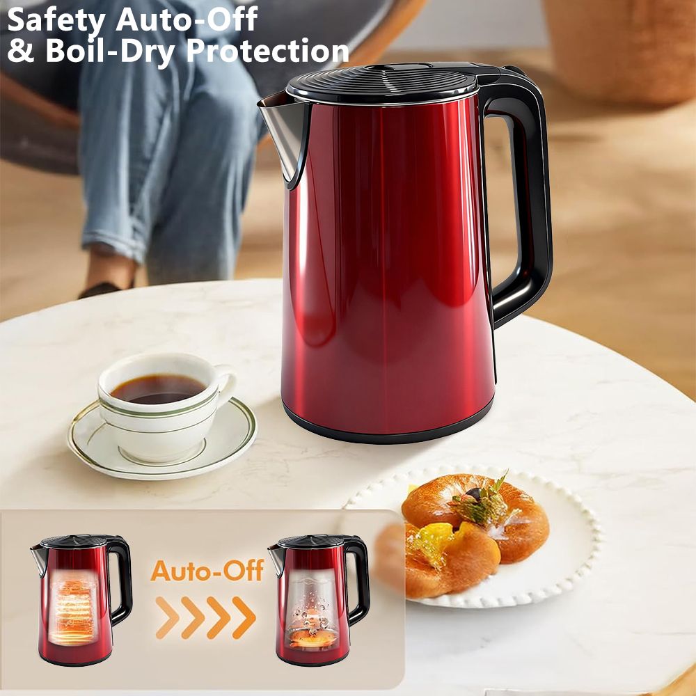 REDISSON Electric Kettle 2.3L,Fast-Boil Stainless Steel Electric Tea Kettle — by Seller — Home & Kitchen — new product in South Africa